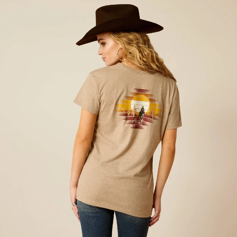 Ariat Women's Oatmeal Heather Durango Desert Tee