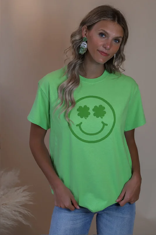 Shamrock Smiley Tee