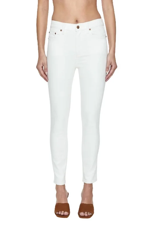 Aline High Rise Skinny Jean In Eggshell