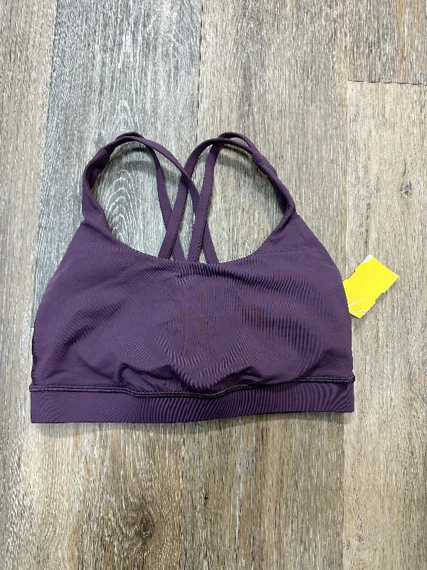 Athletic Bra By Lululemon In Purple, Size: 4