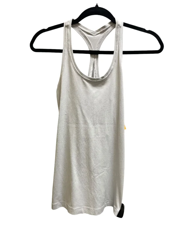 Athletic Tank Top By Lululemon In White, Size: M