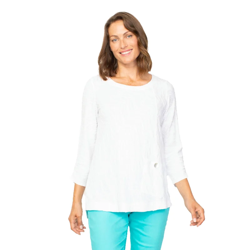 Habitat Cascade Cotton Pocket Tunic in White - 16317-WT