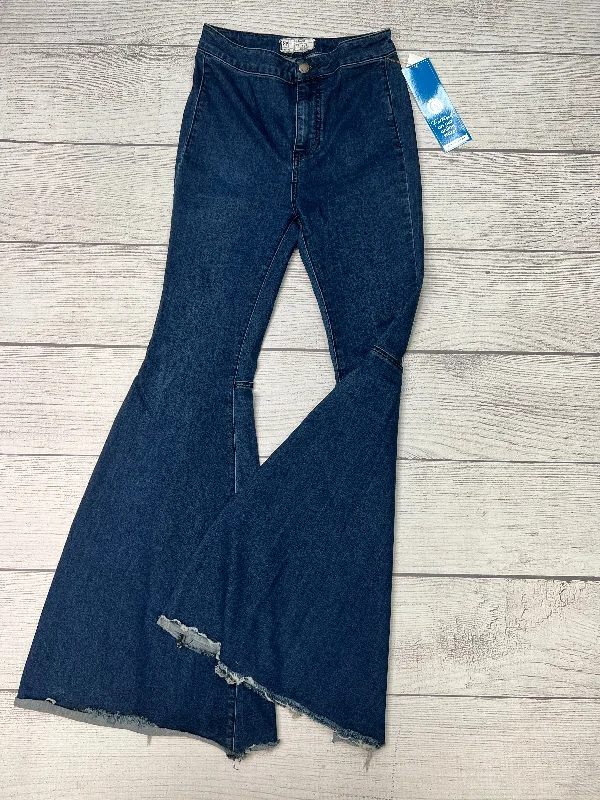 Jeans Flared By Free People In Denim, Size: 0