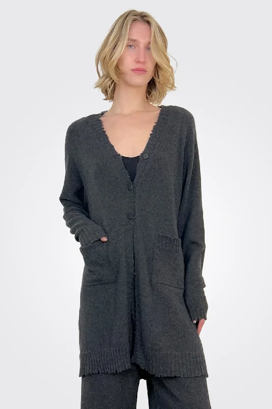 Long Cardigan - Anthracite