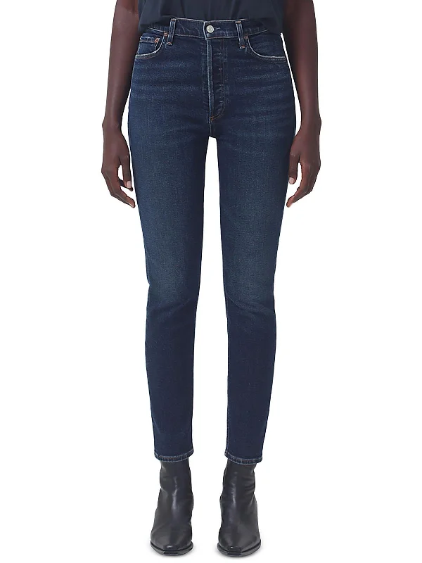 Nico Womens Denim High Rise Slim Jeans