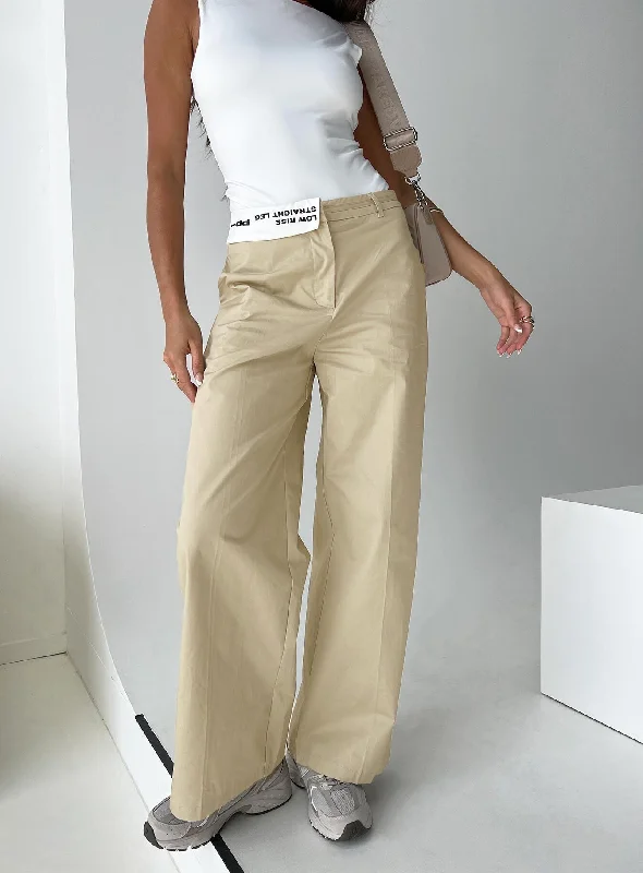 Carazon Pants Beige