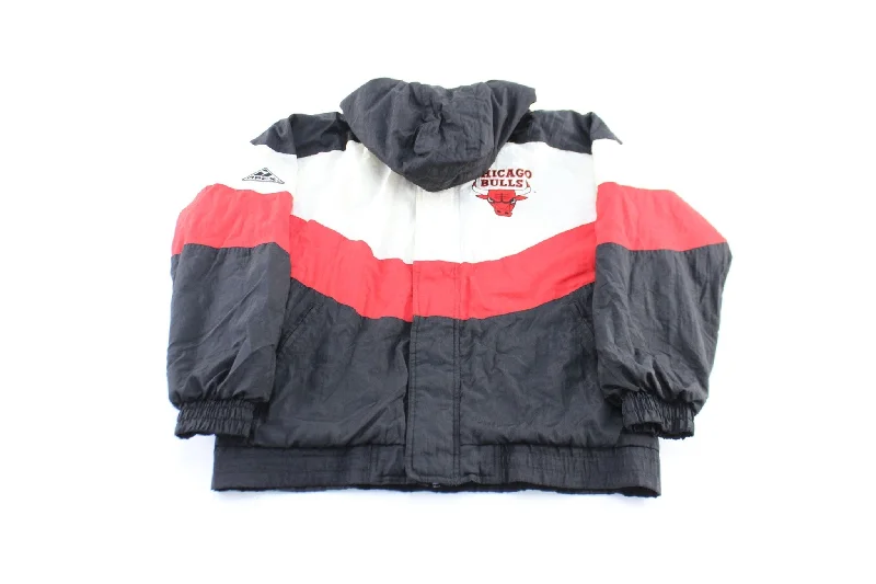 90's Chicago Bulls Embroidered Apex One Zip Up Jacket