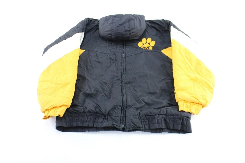 90's University of Missouri Tigers Embroidered Logo 7 Zip Up Jacket