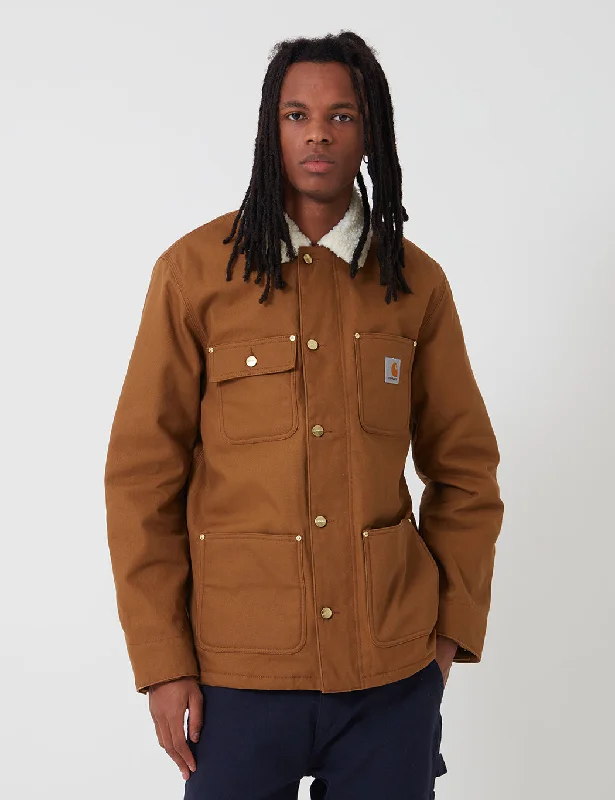 Carhartt-WIP Fairmount Coat (Organic Cotton) - Hamilton Brown rigid