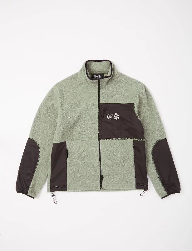 Carrier Goods Borg Fleece Jacket - Sage Green