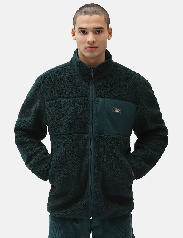 Dickies Red Chute Sherpa Fleece - Ponderosa Pine Green