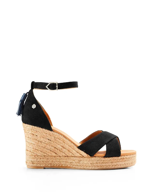 Valencia Wedge - Black