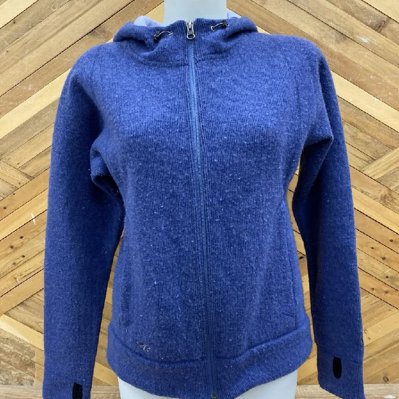 Outdoor Research - Women's Full-Zip Hooded Fleece Sweater - MSRP $180: Brown-women-MD