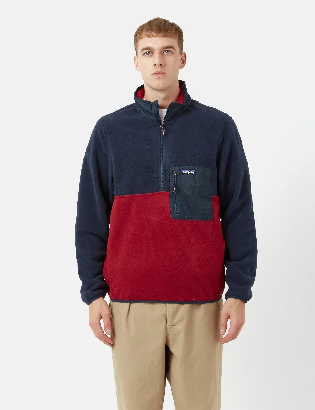 Patagonia Microdini 1/2 Zip Pullover - Wax Red