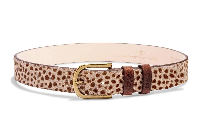 Tetbury Cowhide Belt - Dotty