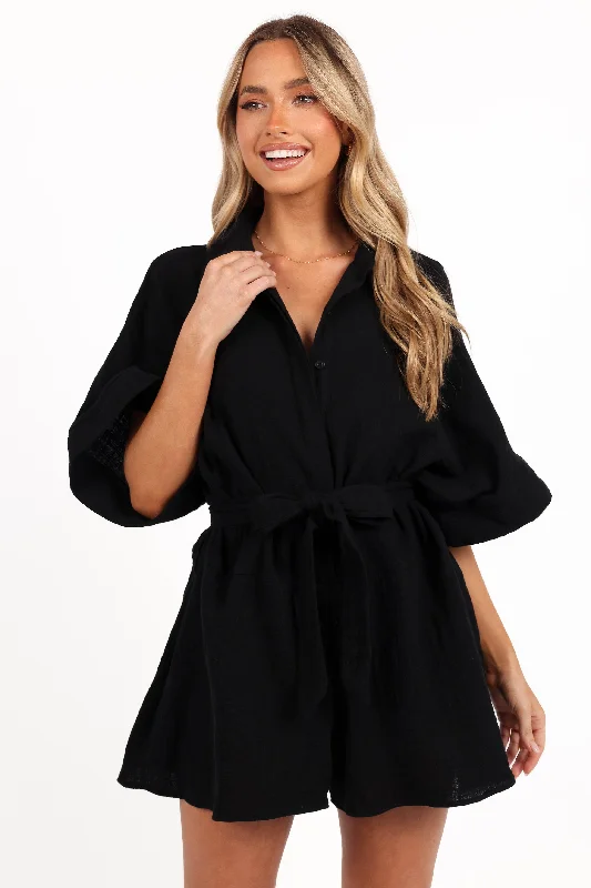 Jemmy Romper - Black