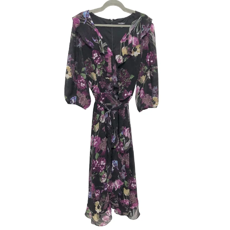 Floral Print Dress Casual Midi Roz And Ali, Size 24