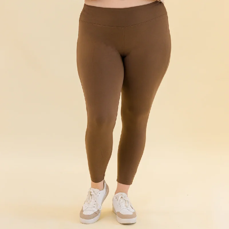 Cozy Lifestyle Leggings, Mocha