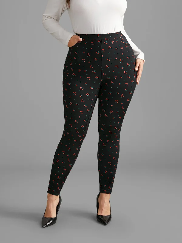 Ditsy Floral Pocket Skinny Leggings